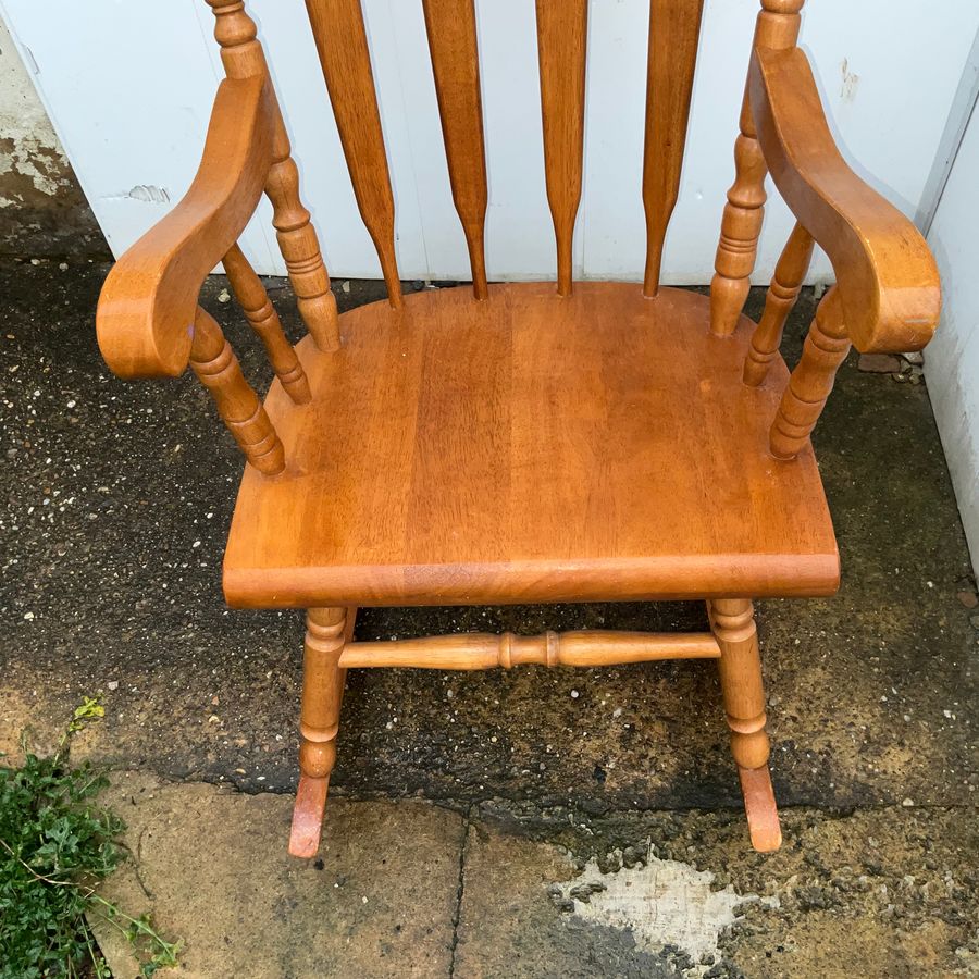 Antique ROCKING CHAIR SCANDINAVIAN 