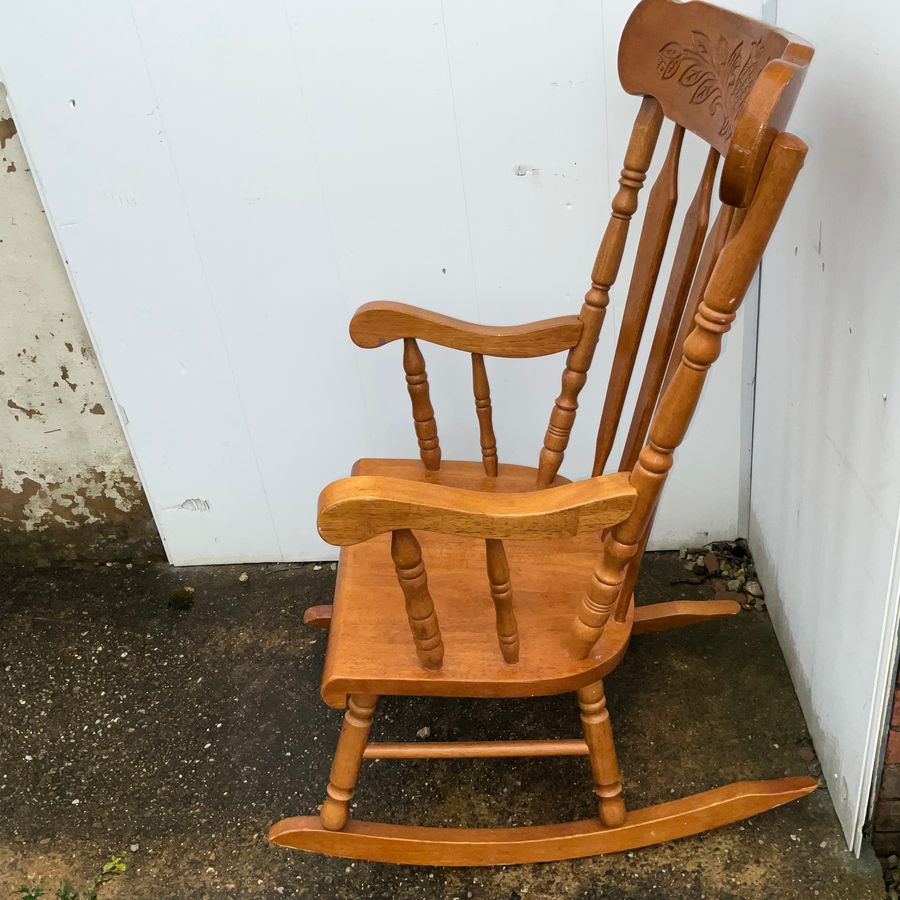 Antique ROCKING CHAIR SCANDINAVIAN 