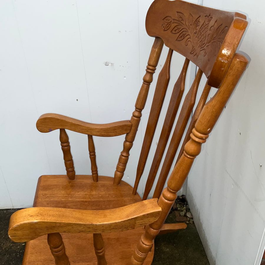 Antique ROCKING CHAIR SCANDINAVIAN 