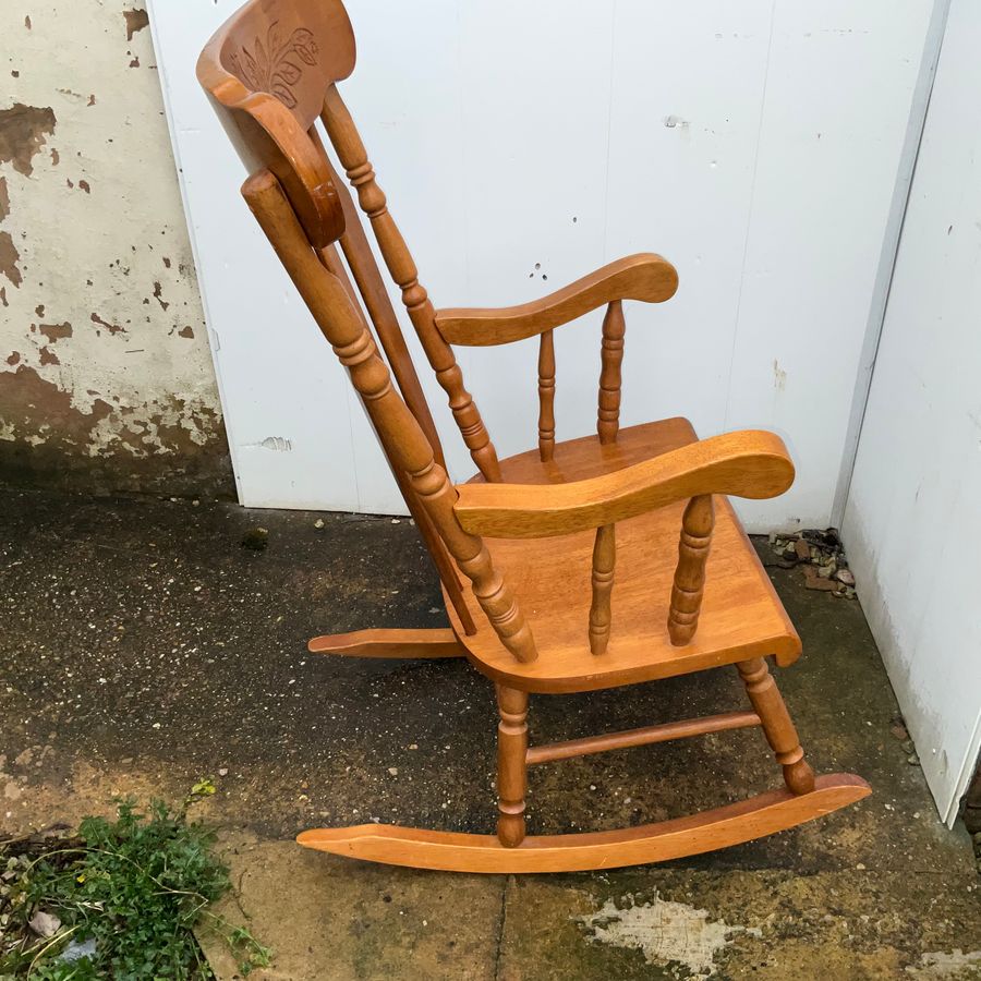 Antique ROCKING CHAIR SCANDINAVIAN 