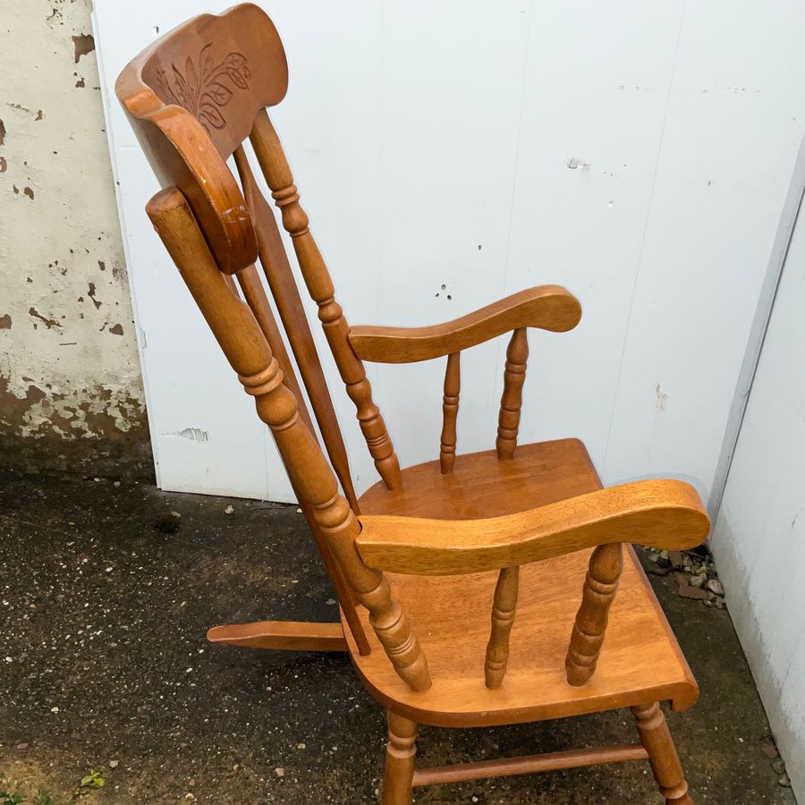 Antique ROCKING CHAIR SCANDINAVIAN 