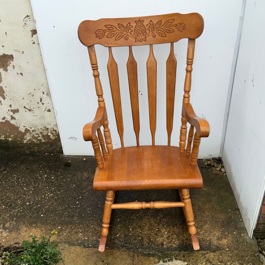 Antique ROCKING CHAIR SCANDINAVIAN 