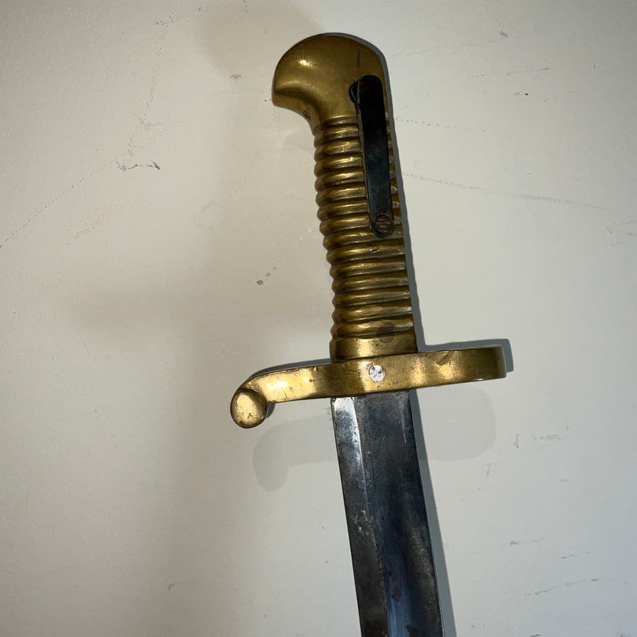 Antique 18TH CENTURY BAYONET & SCABBARD