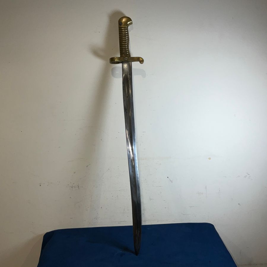 Antique 18TH CENTURY BAYONET & SCABBARD