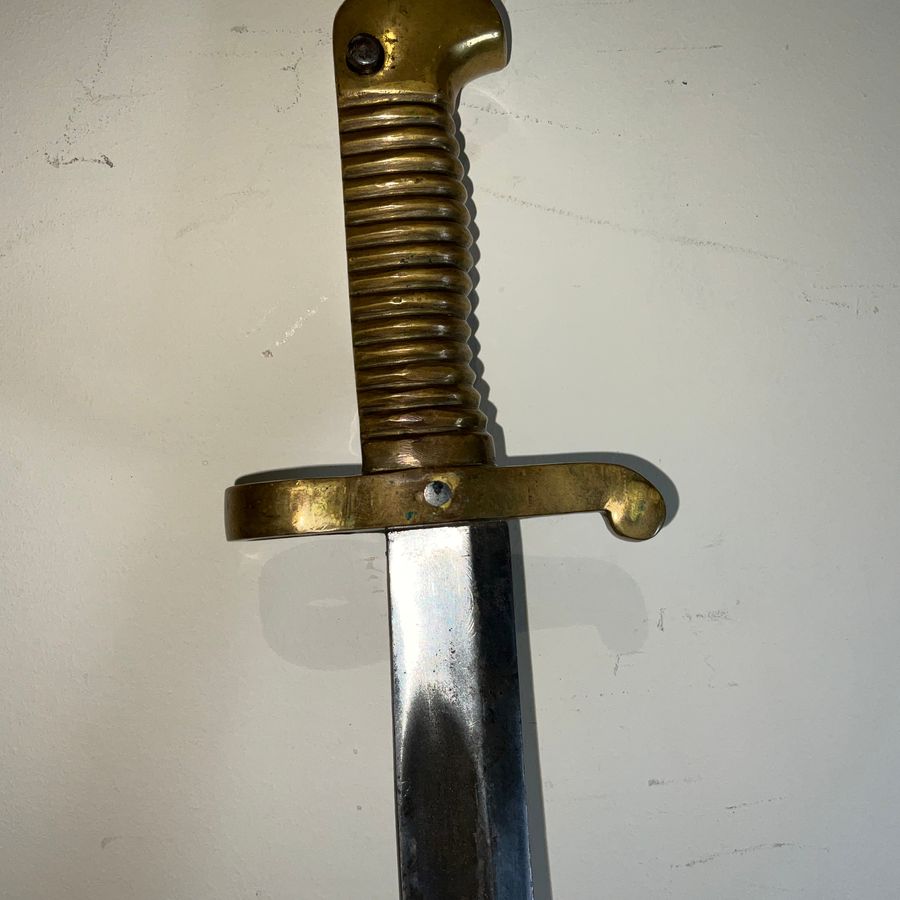 Antique 18TH CENTURY BAYONET & SCABBARD