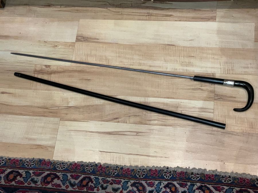 Antique  GENTLEMAN’S WALKING STICK SWORD STICK