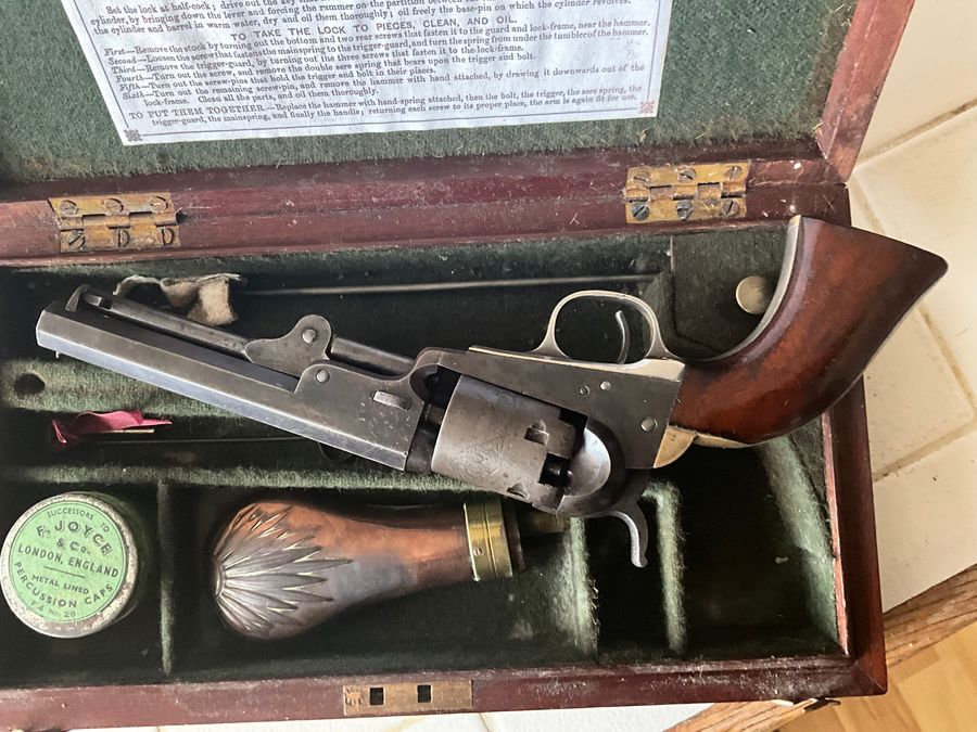 Antique COLT PERCUSSION REVOLVER BOXED