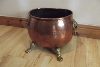 Log bin Georgian ingle nook kidney shaped superb quality