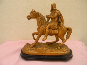 Charlamaine on horseback stunning quality item. B3