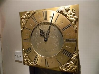 GRANDFATHER CLOCKS BRASS DIAL & 30HR MOVEMENT
