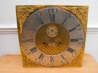 GRAND FATHER BRASS FACED EARLY ORIGINAL MOVEMENT