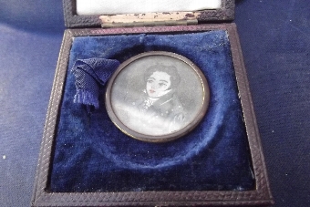 Painting of Georgian gentleman miniature