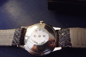 Antique Gold mans wristwatch maker Gerrard quality item