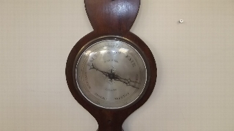 Antique Barometer mahogany case Victorian