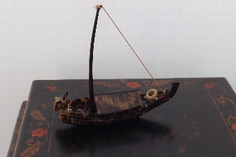 Chinese Junk in Tortoise shell Victorian. B21