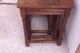 Antique Nest of three oak tables stunning quality.