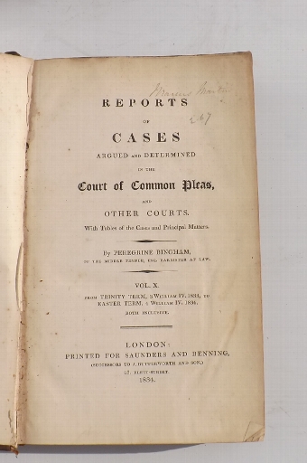 Antique Law books rare 1st editions, leather bound circa 1830-40