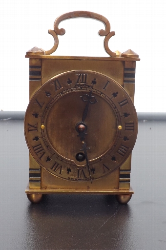 Carriage clock mechanical 8 day movement. CB