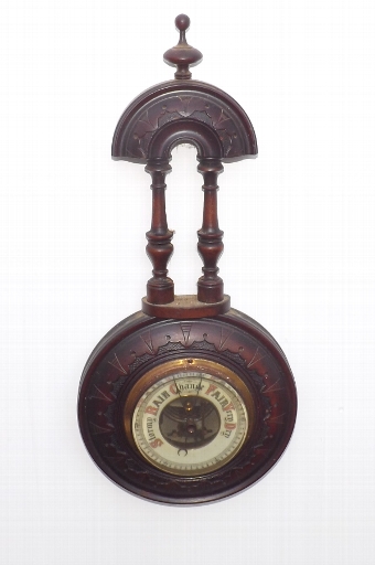 Barometer wall hanging Victorian. CC