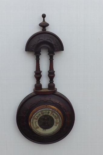 Antique Barometer wall hanging Victorian. CC