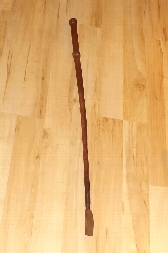 Military stamped 1916 horse's whip, CC