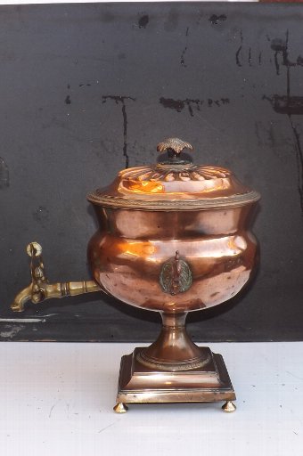 Antique Georgian Side Table's Tea Urn