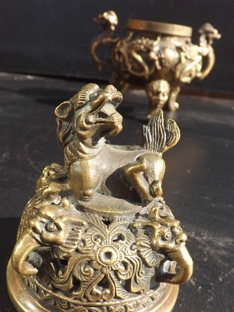 Antique Chinese Bronze Inscence Burner