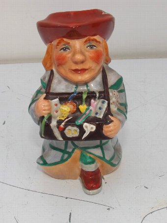Wedgwood " OldeVillage Pedlar " 761/1 rare collector's item