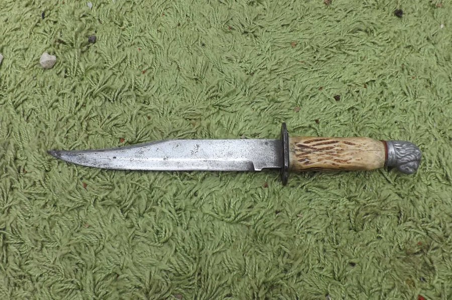 Antique Bowie Knife bone handled Victorian | ANTIQUES.CO.UK