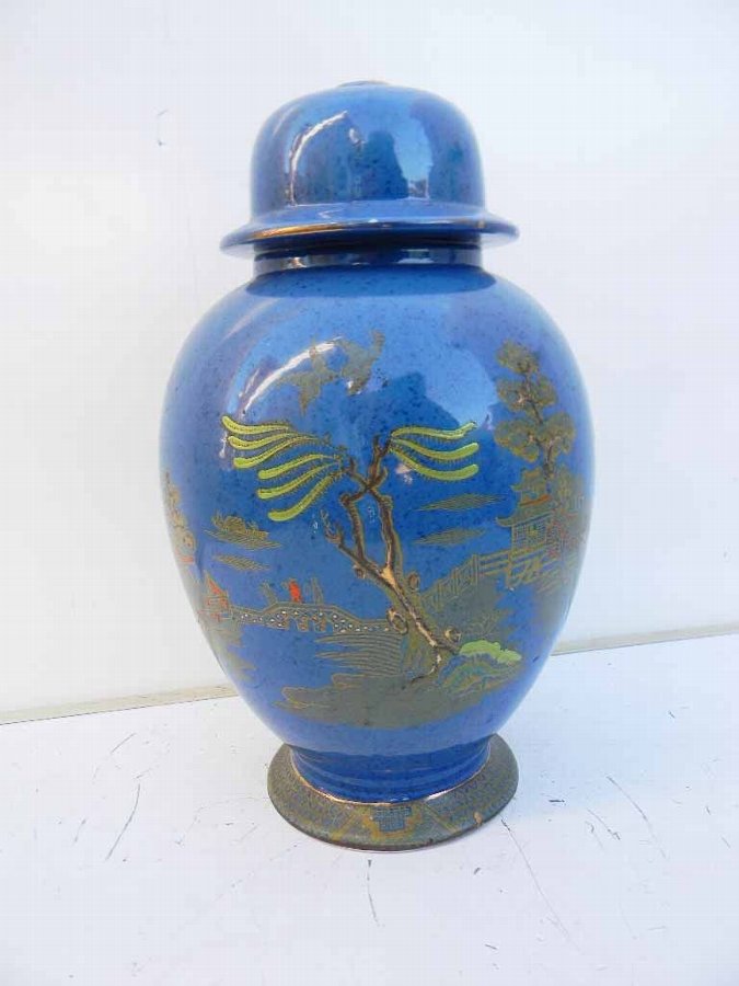 Antique Wilton ware Lamp's base early 20th century free worldwide post. 