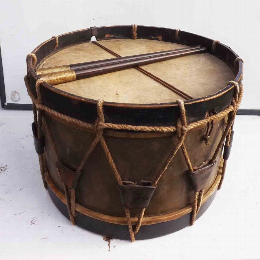 Antique American Civil war military drum. ANTIQUES.CO.UK