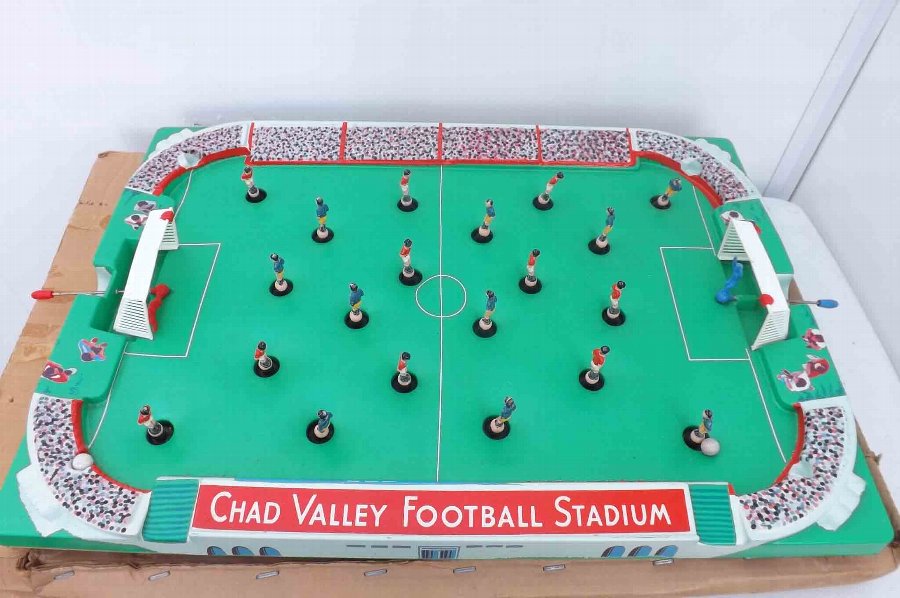 Antique chad valley Football stadium vintage item 