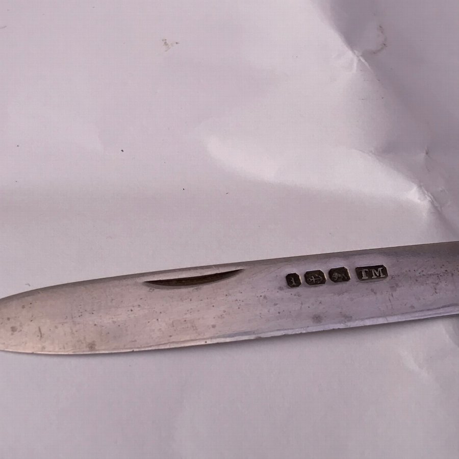 Antique Silver hallmark fruit knife | ANTIQUES.CO.UK