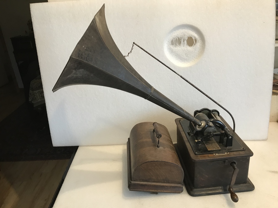 Antique Phonograph and horn