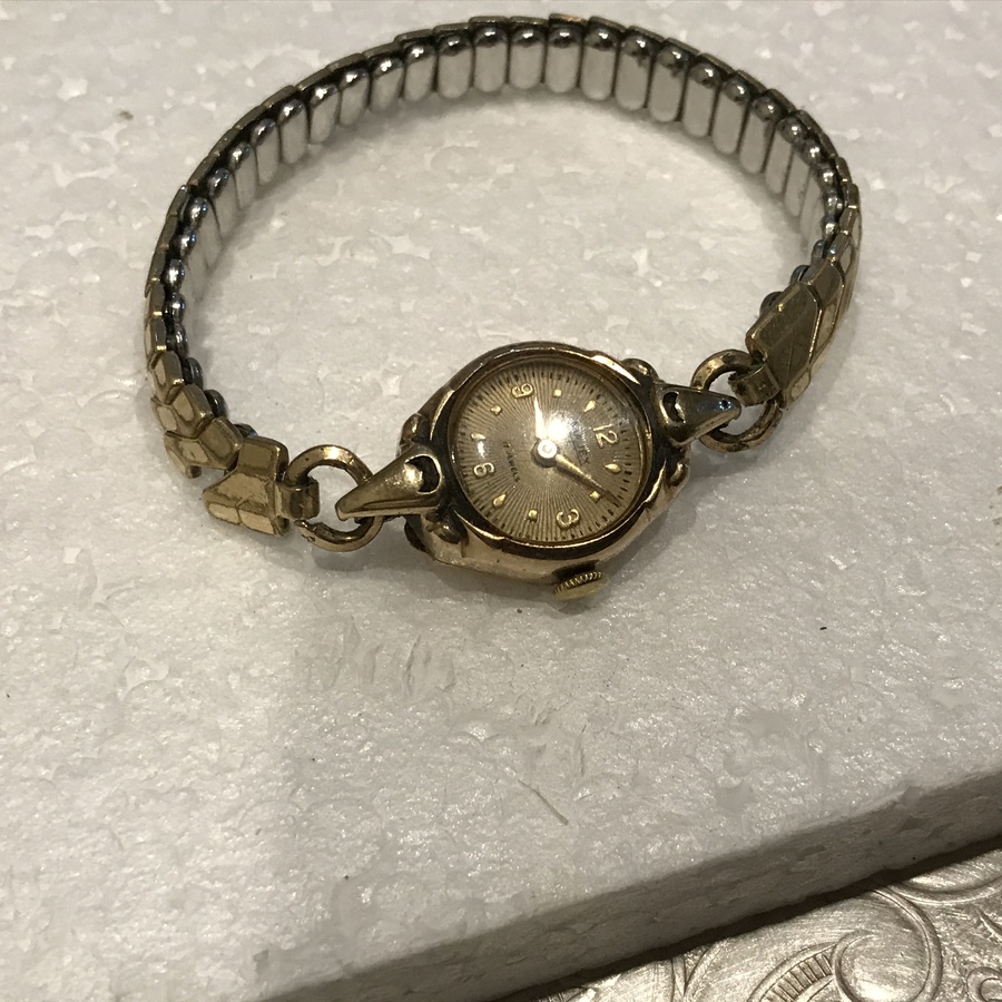 Antique Gold Majex ladies wrist watch