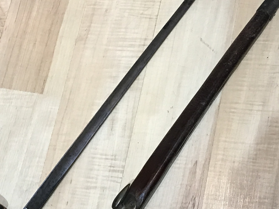Antique Bayonet & scabbard rare | ANTIQUES.CO.UK