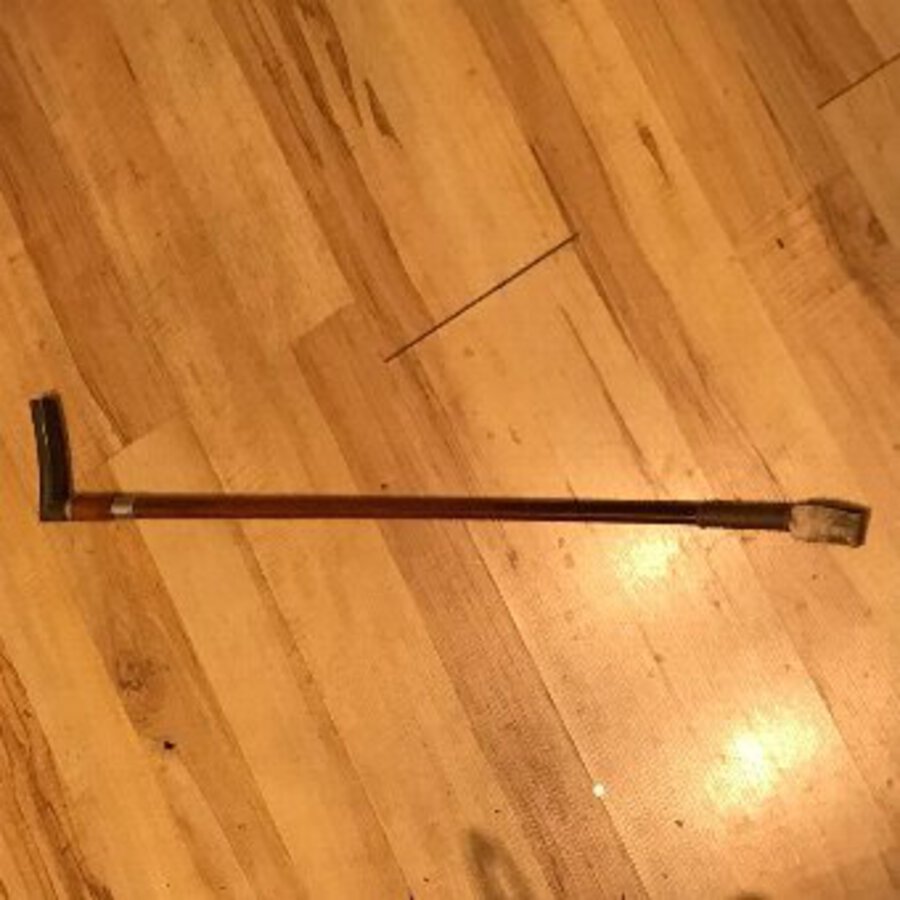 Antique Rare riding crop with steel tip blade