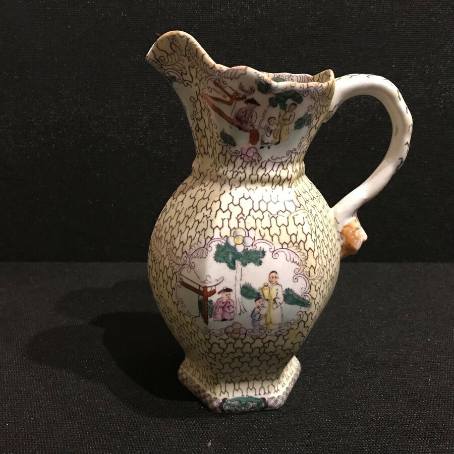 Antique Chinese hand painted Jug
