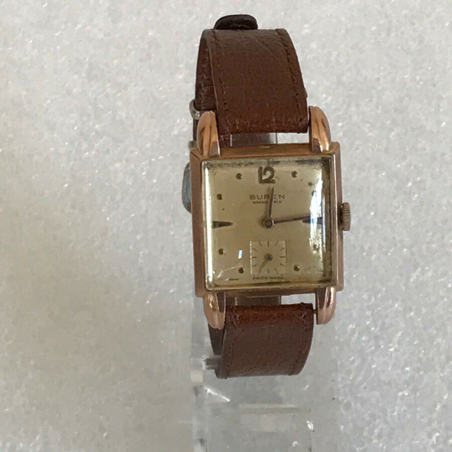 Antique Gold man’s Art Deco wristwatch 