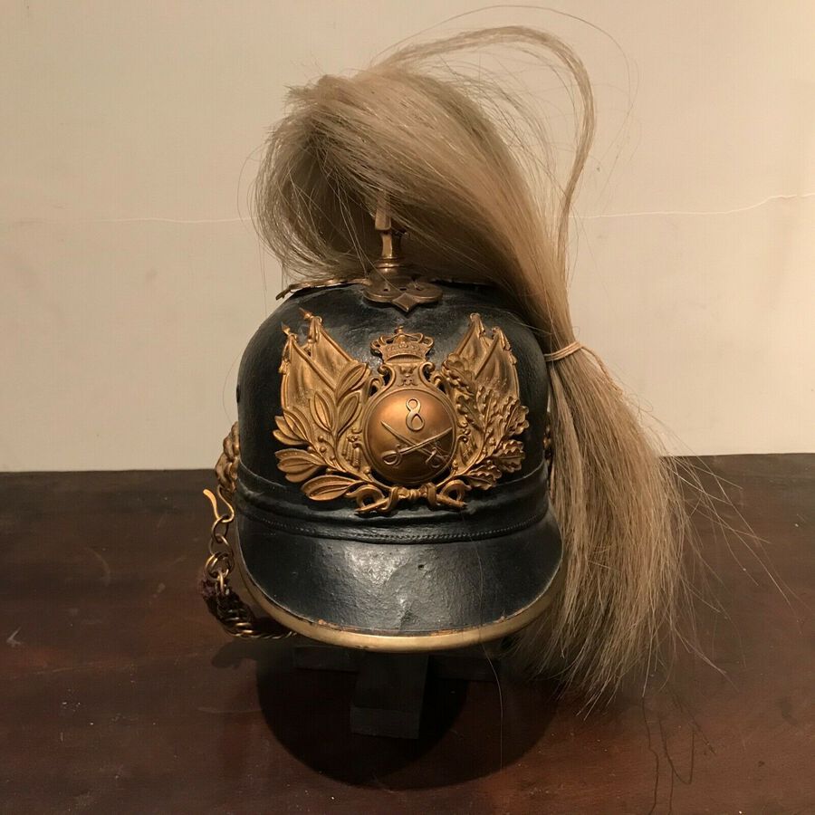 Antique 19th century military helmet