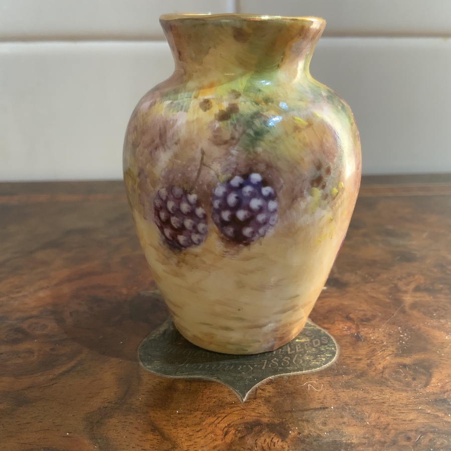 Antique Hand painted signed by artist beautiful Vase