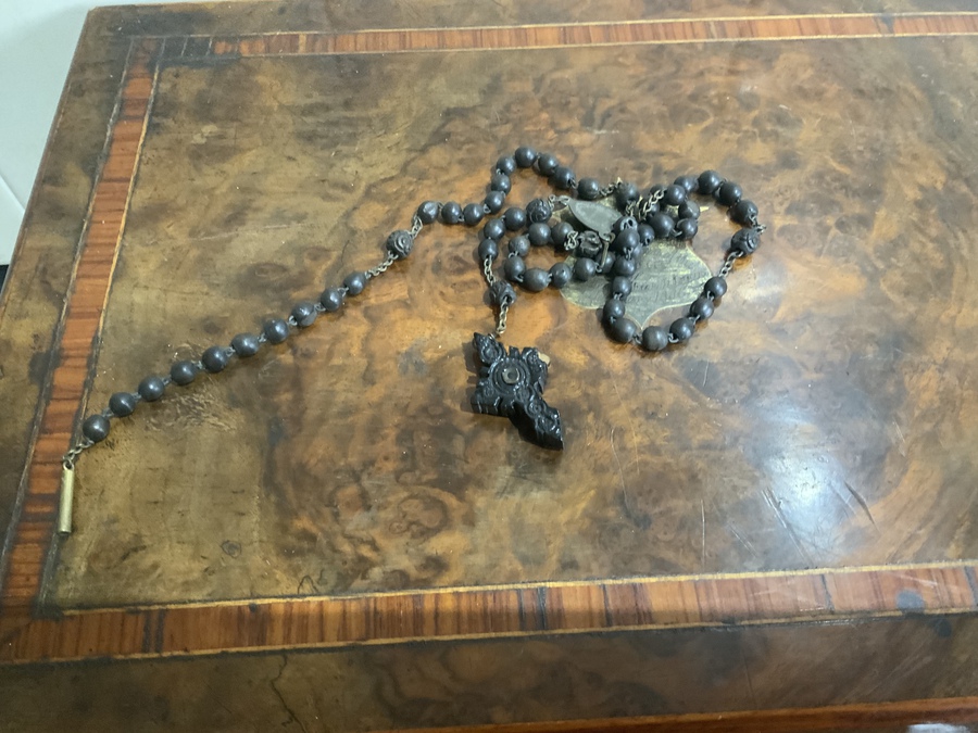 Antique Stan Hope rosary 1916 scenes of French locations