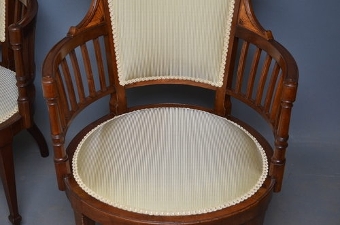 Antique Pair of Edwardian Chairs sn2351
