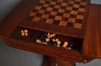 Antique Wiliam IV Games Table sn2633