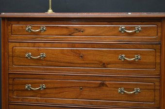 Antique Excellent Art Nouveau Rosewood Chest of Drawers Sn3492  