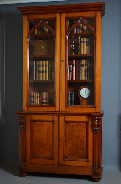 Antique Victorian Bookcase sn677