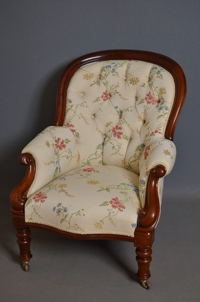 Antique Victorian Armchair  sn2482