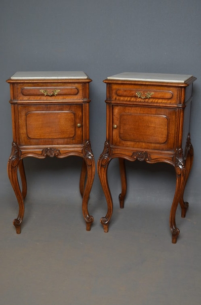 anitque Pair of Bedside Cabinets  sn2593