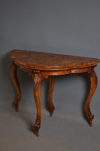 antique Victorian Games Table sn2592