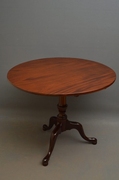 antique Georgian Tilt Top Table